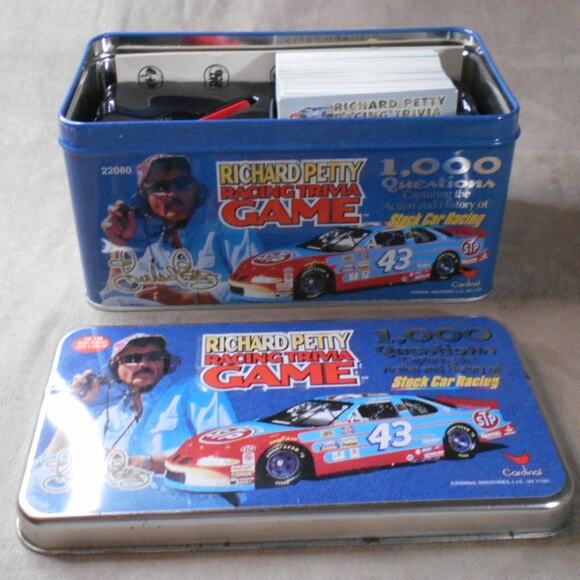 Vintage #43 Richard Petty Racing Trivia Game 1998 NASCAR Stock Car History - Picture 5 of 11